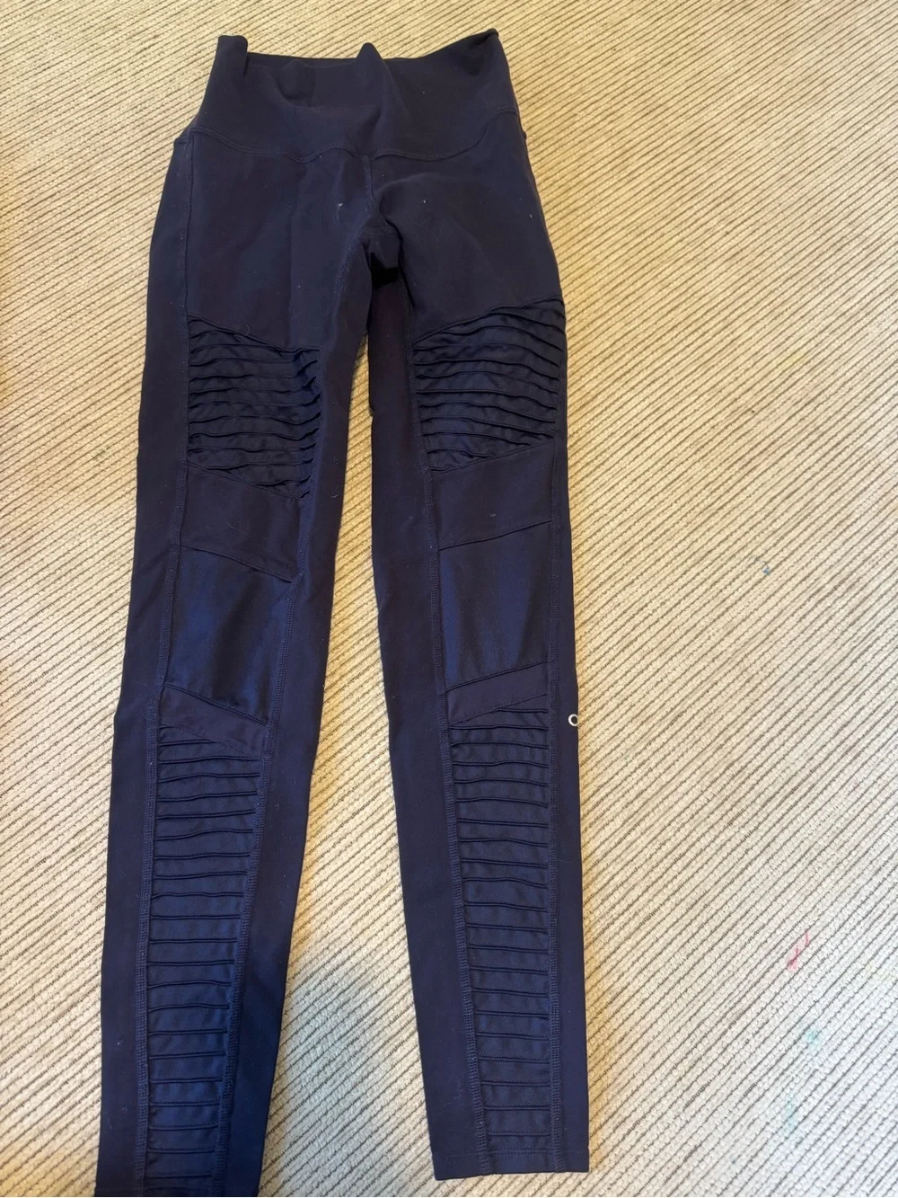 Alo Yoga High Waist Moto Legging Navy Size S